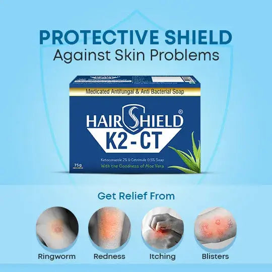 Hairshield K2-CT Soap with (Pack of 2)