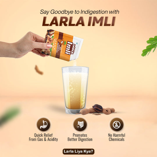 Larla Super 6 Combo Pack | Natural Digestive Powder | Quick Relief from Gas, Acidity & Indigestion | Santra, Nimbu & Imli Each Flavour 6 x 5g Sachets | Tasty & Effective | (Pack of 3)