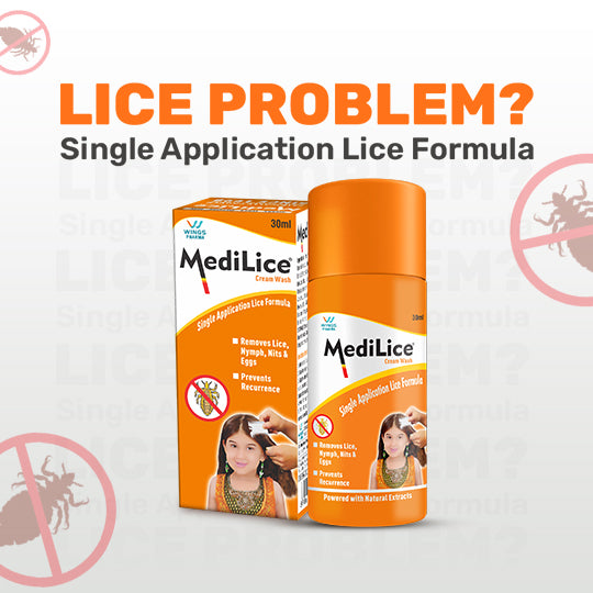 MEDILICE Cream Wash (Pack of 6) | Clinically Proven Single Application Lice Removal Formula  | Removes Lice, Nits, Eggs, & Nymphs | Since 1998