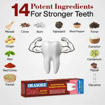Orasore Red Toothpaste with Free Bamboo Brush | Strengthens Tooth ...