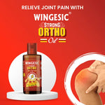 Load image into Gallery viewer, Wingesic Strong Ortho Pain Relief Oil for Back, Knee, Neck Pain, Muscle Stiffness &amp; Arthritis | Deep Action for Lasting Comfort &amp; Mobility | Powerful Oil in 200ml Pack
